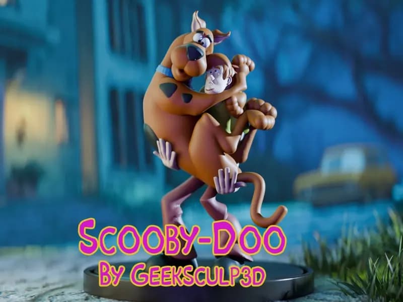 STL - Figura de Scooby Doo y Shaggy