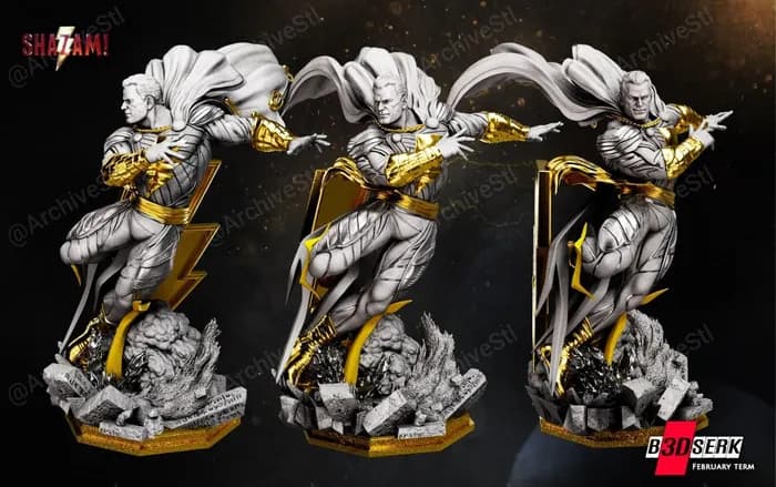 STL - Figura de Shazam