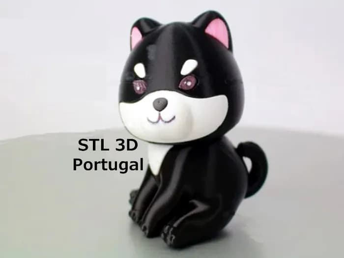 STL - Figura de Shiba Inu