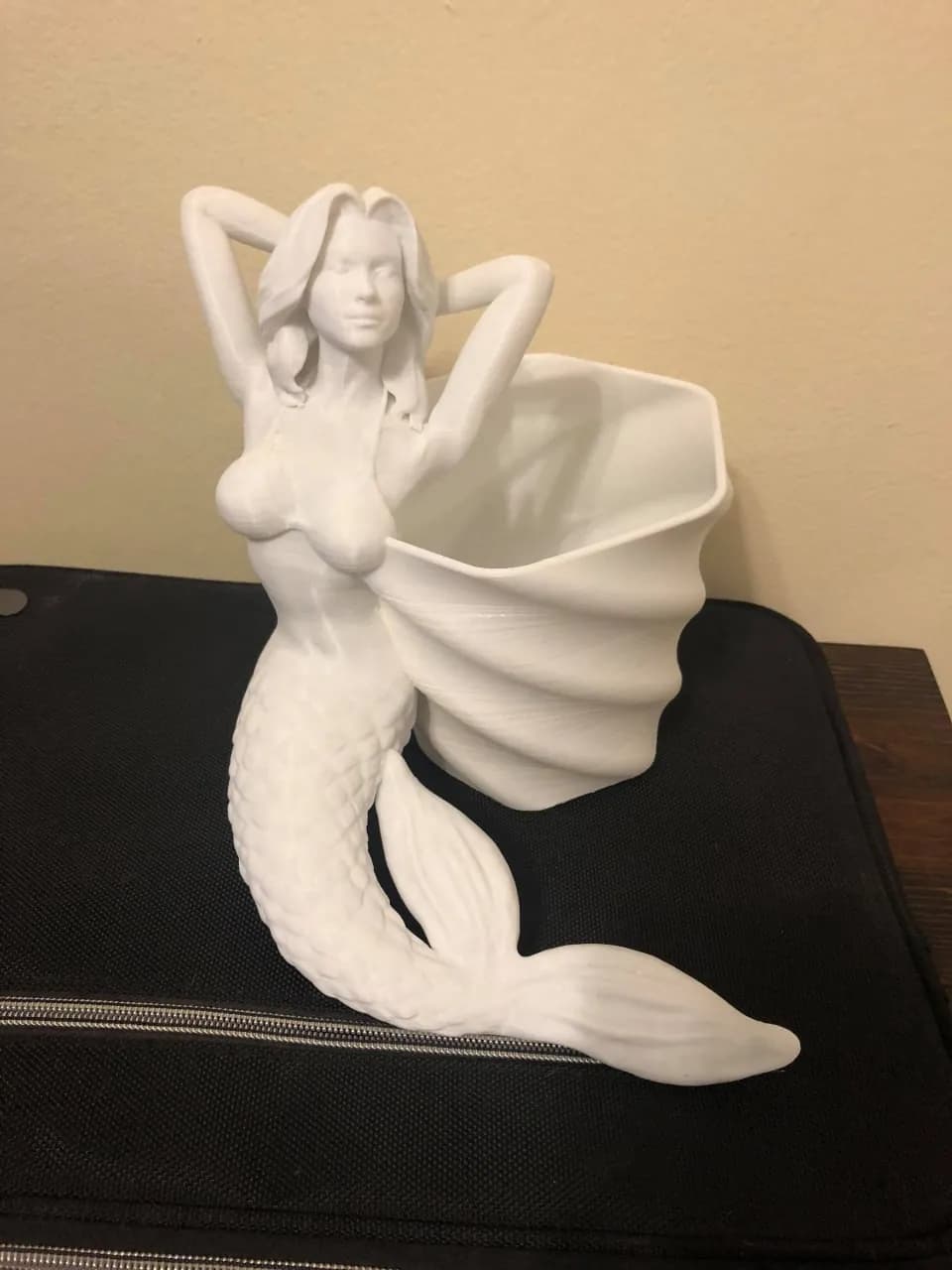STL - Figura de sirena como maceta
