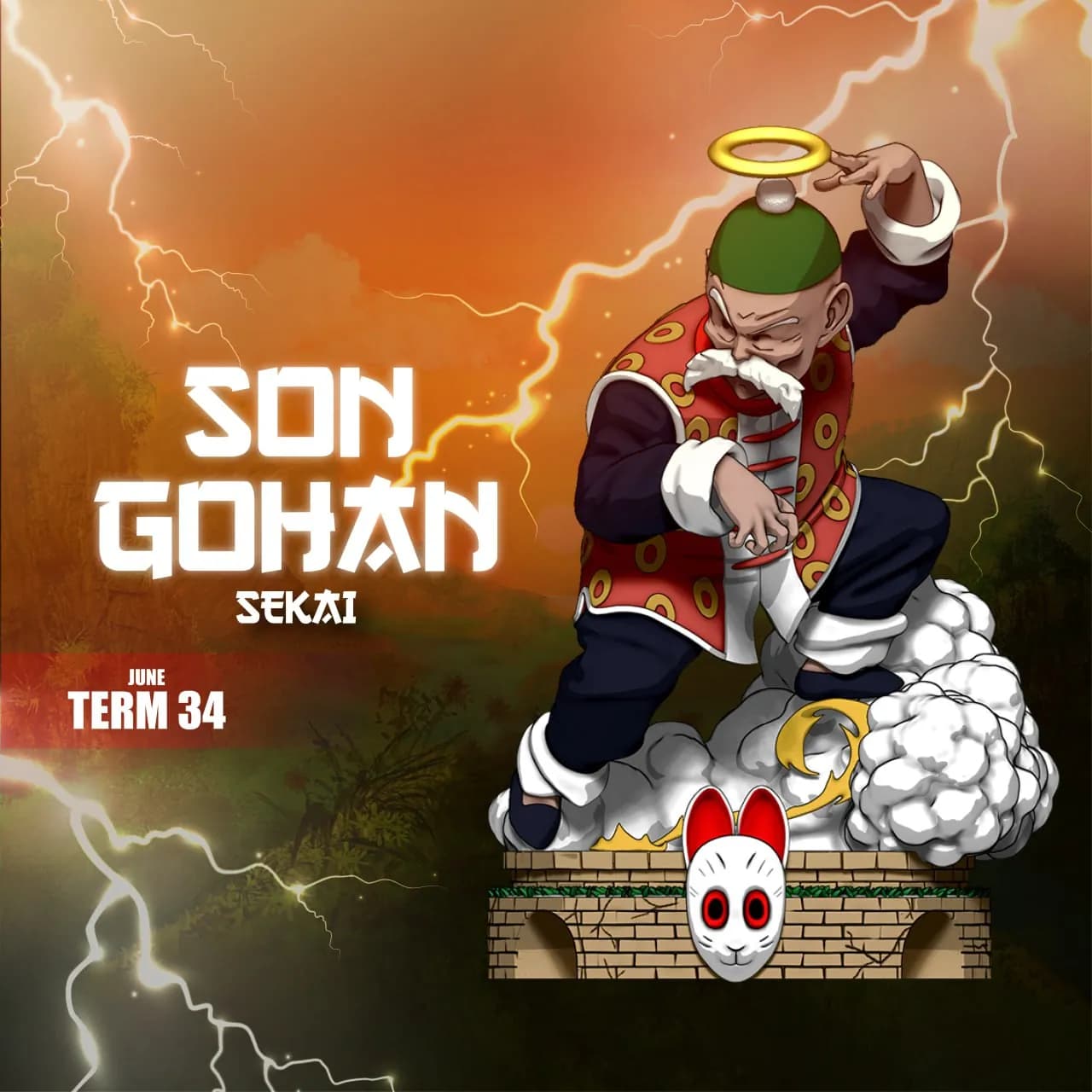 STL - Figura de Son Gohan (Sekai)