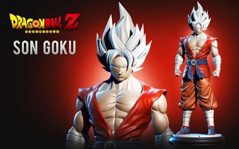 STL - Figura de Son Goku 2