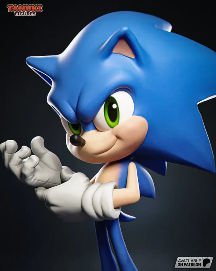 STL - Sonic the Hedgehog Figure