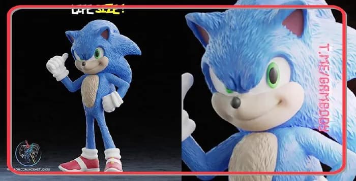 STL - Figura de Sonic the Hedgehog 2