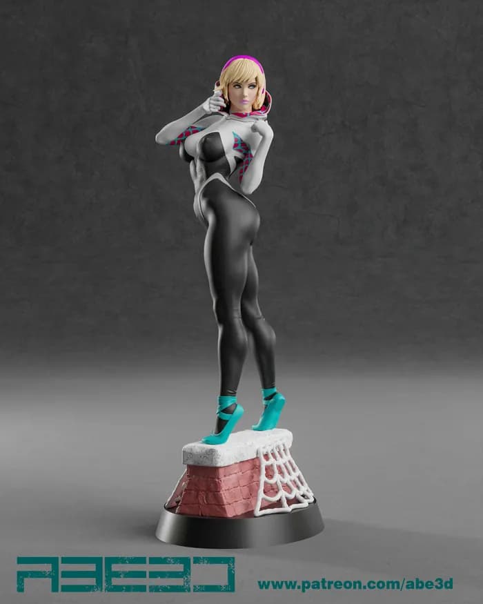 STL - Figura de Spider Gwen