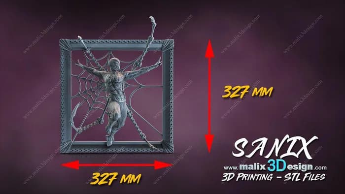 STL - Figura de Spider Man 2 render 3