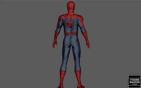 STL - Figura de Spider Man 3 render 4