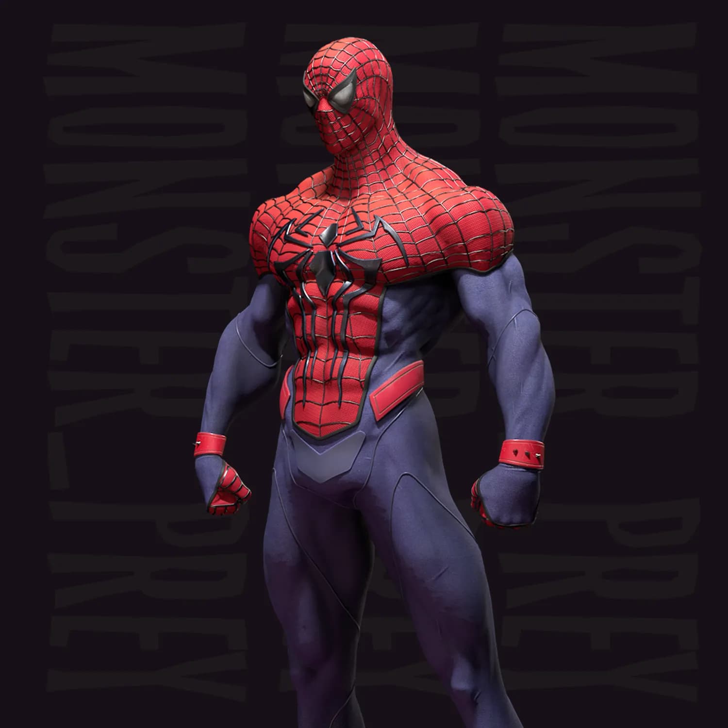 STL - Figura de Spiderman 2 render 2