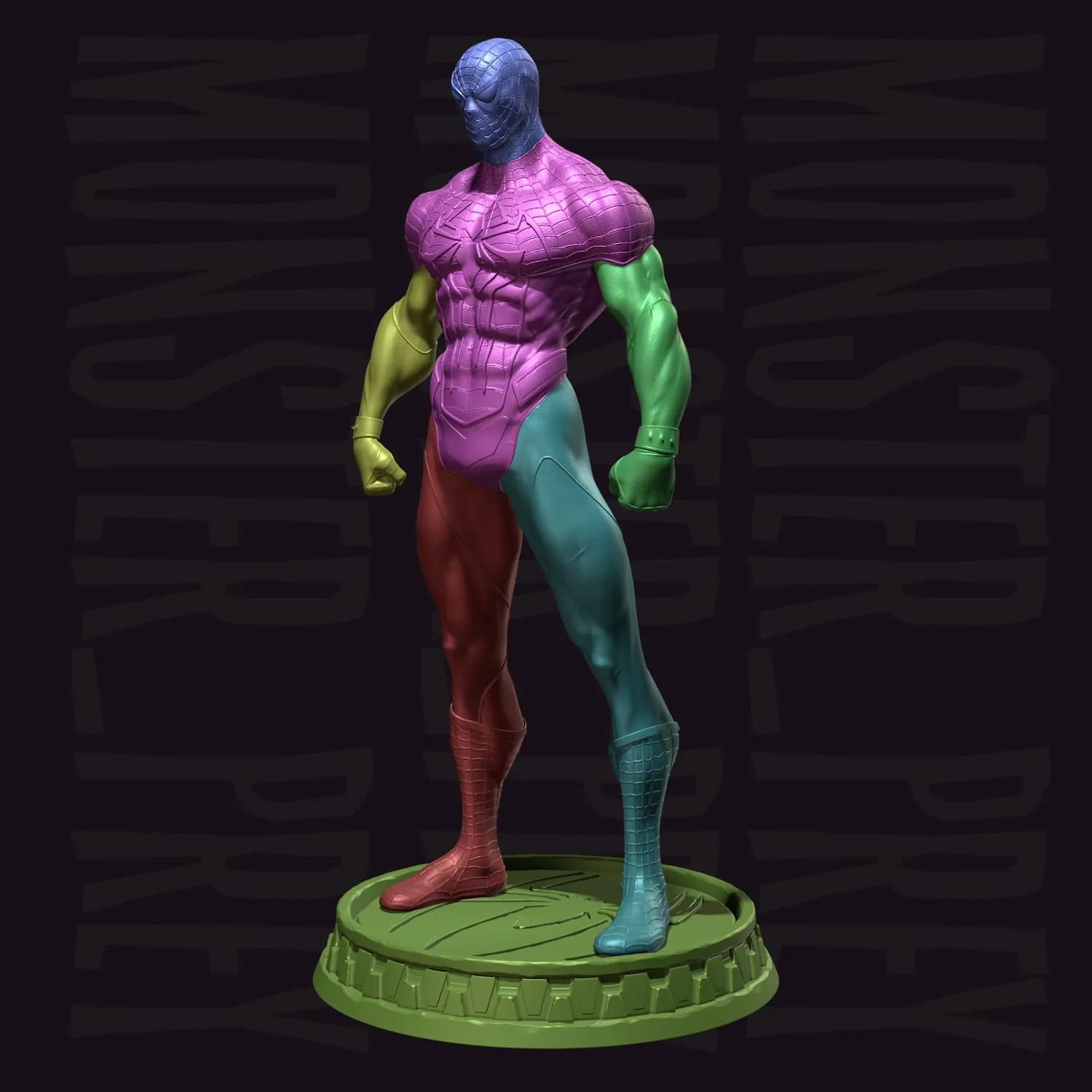 STL - Figura de Spiderman 2 render 5