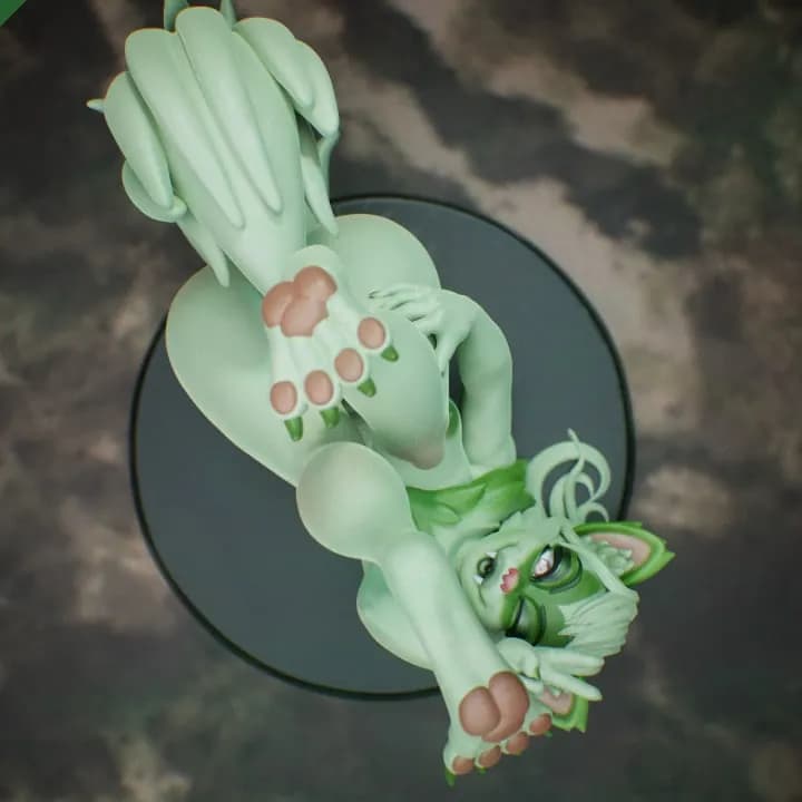 STL - Figura de Sprigatito juguetona