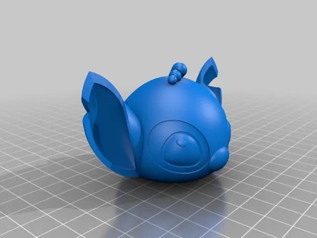 STL - Figura de Stitch estilo chibi render 2