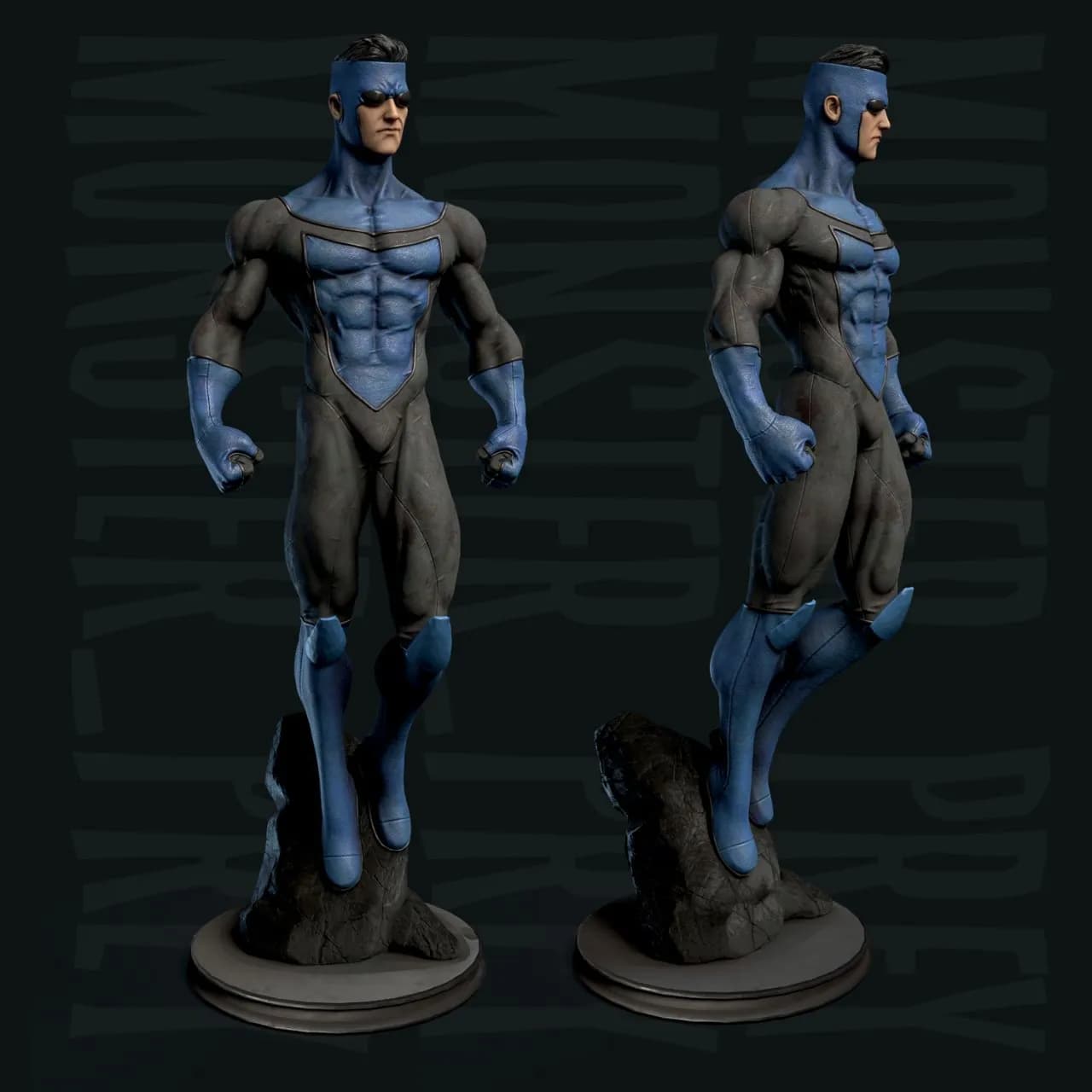 STL - Figura de superhéroe Invincible