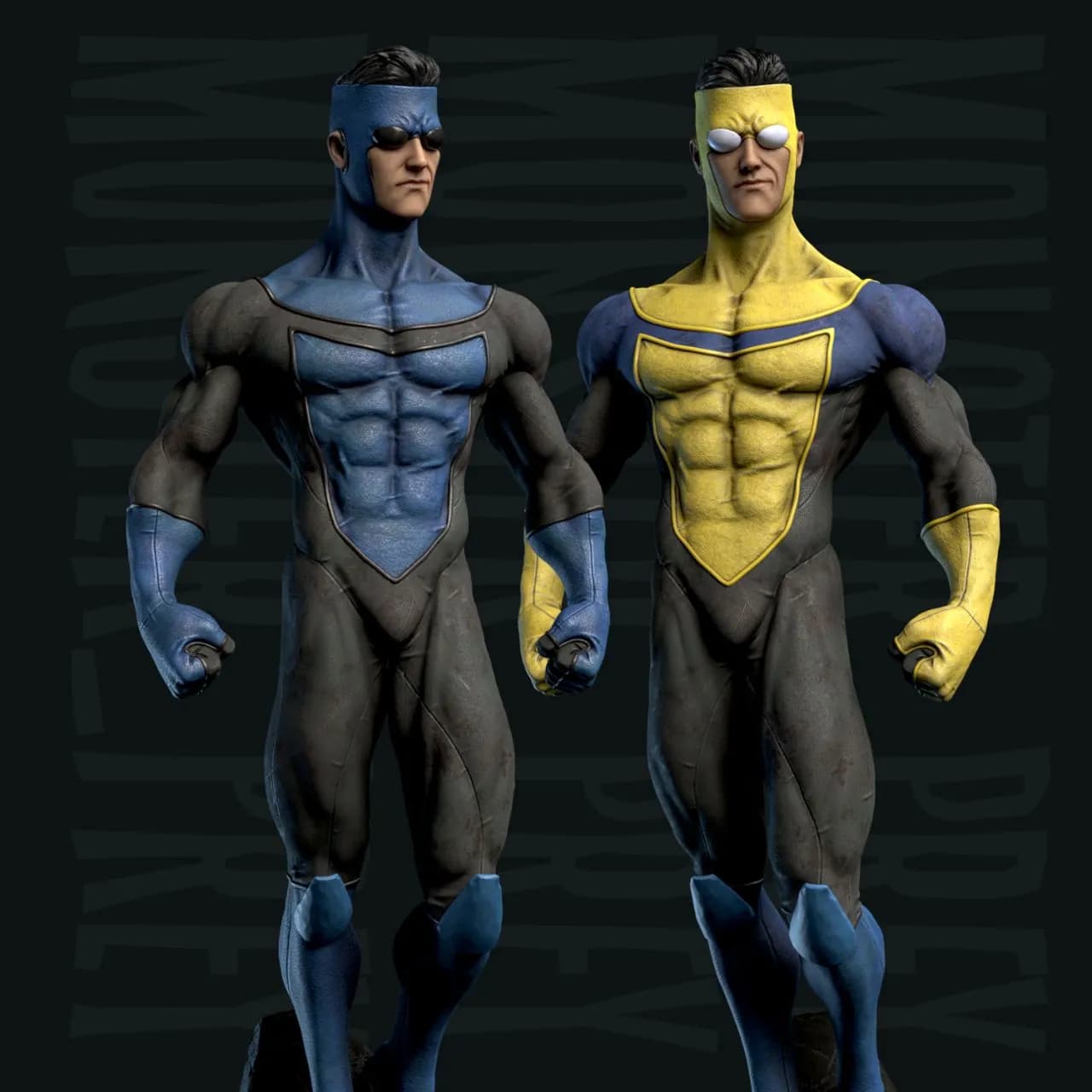 STL - Figura de superhéroe Invincible
