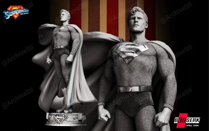 STL - Figura de Superman 1978