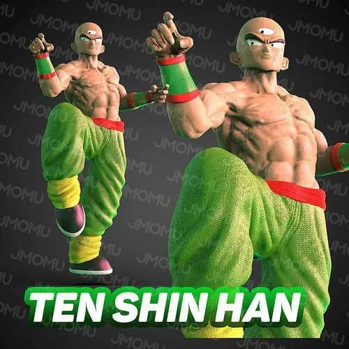 STL - Figura de Ten Shin Han render 3