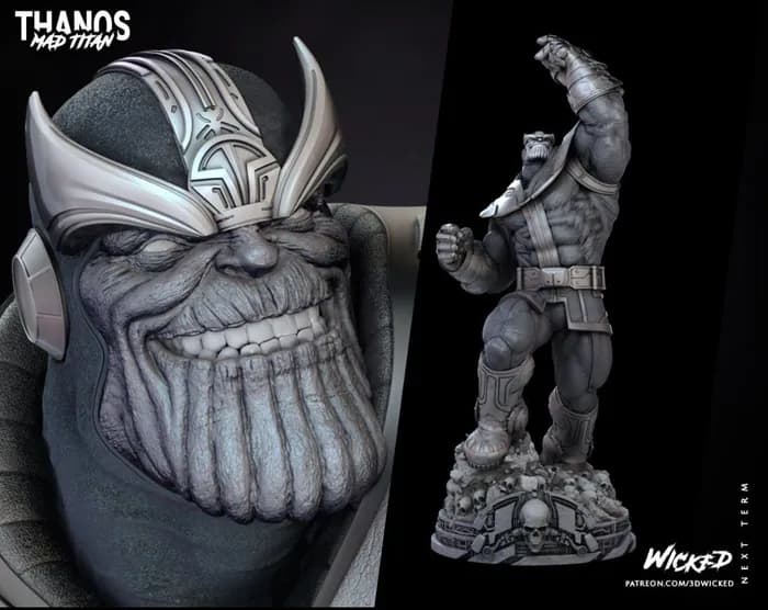 STL - Figura de Thanos, el Titán Loco