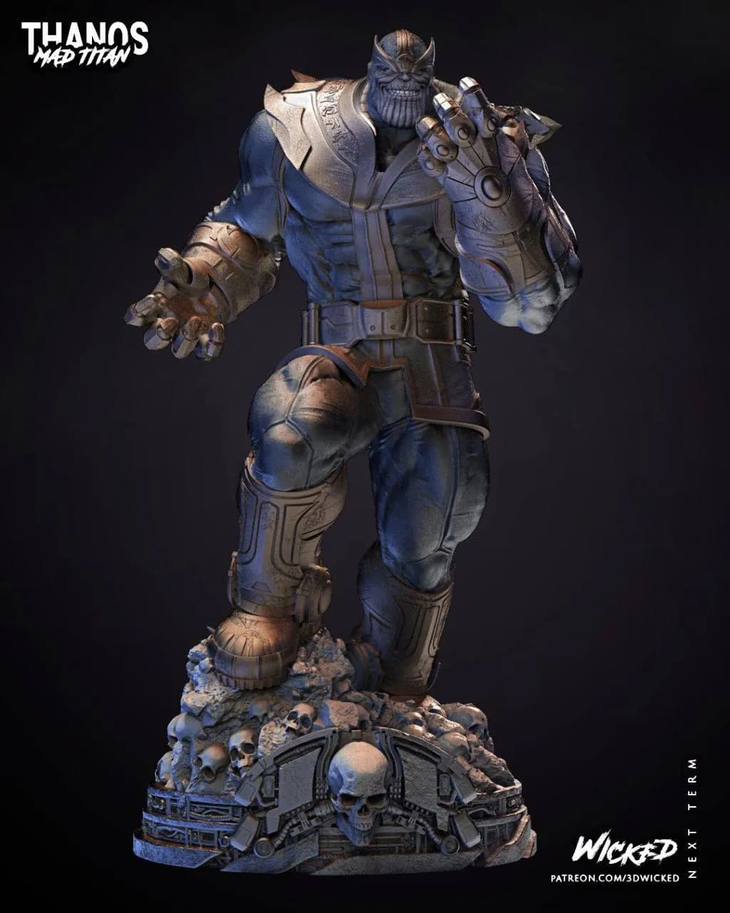 STL - Figura de Thanos, el Titán Loco 2