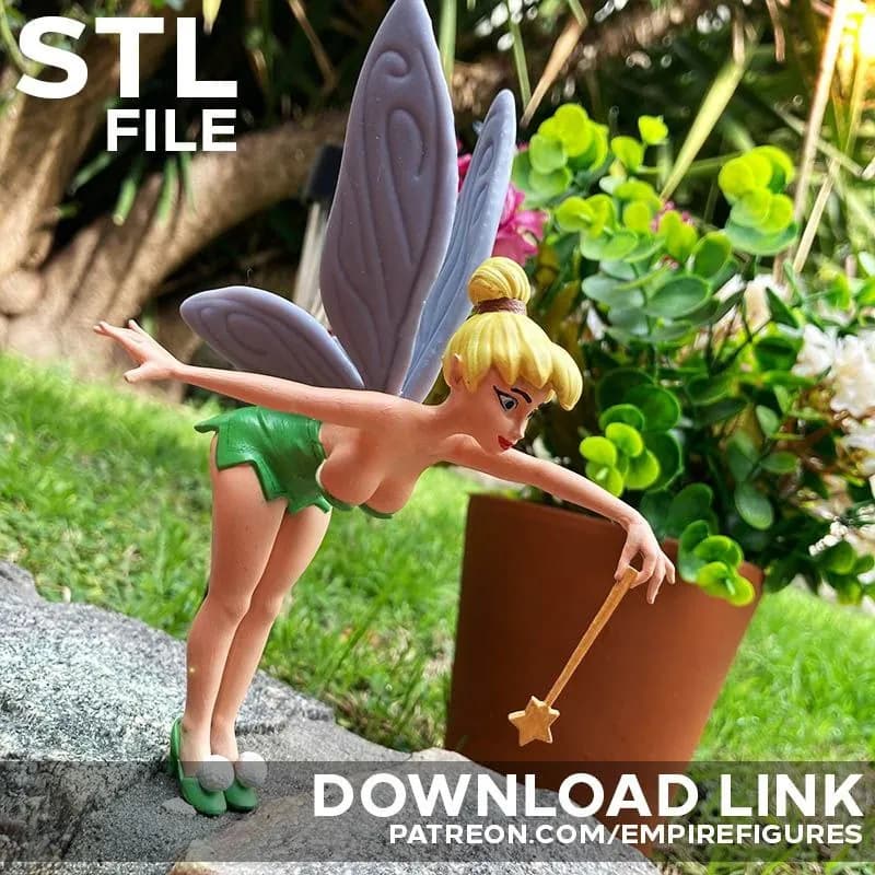 STL - Figura de Tinkerbell