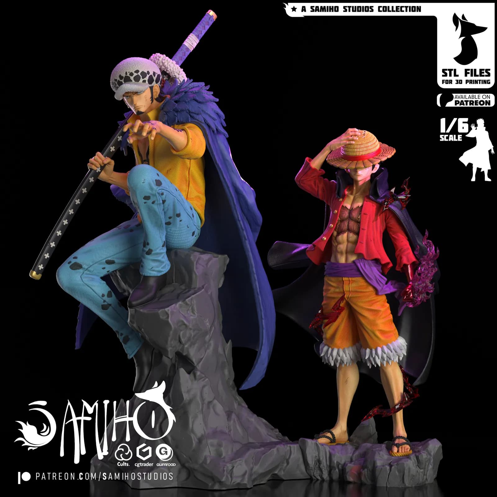 STL - Figura de Trafalgar Law