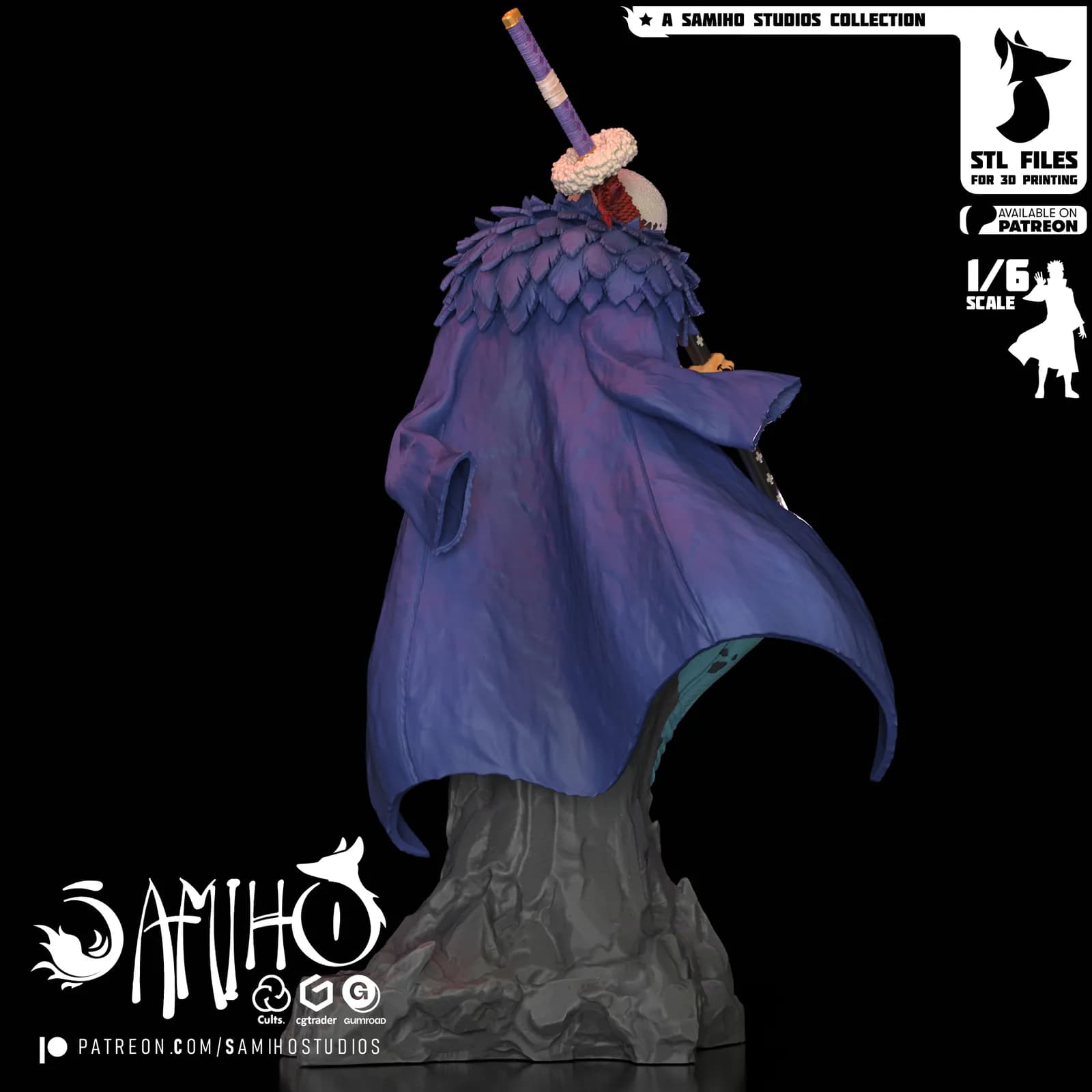 STL - Figura de Trafalgar Law