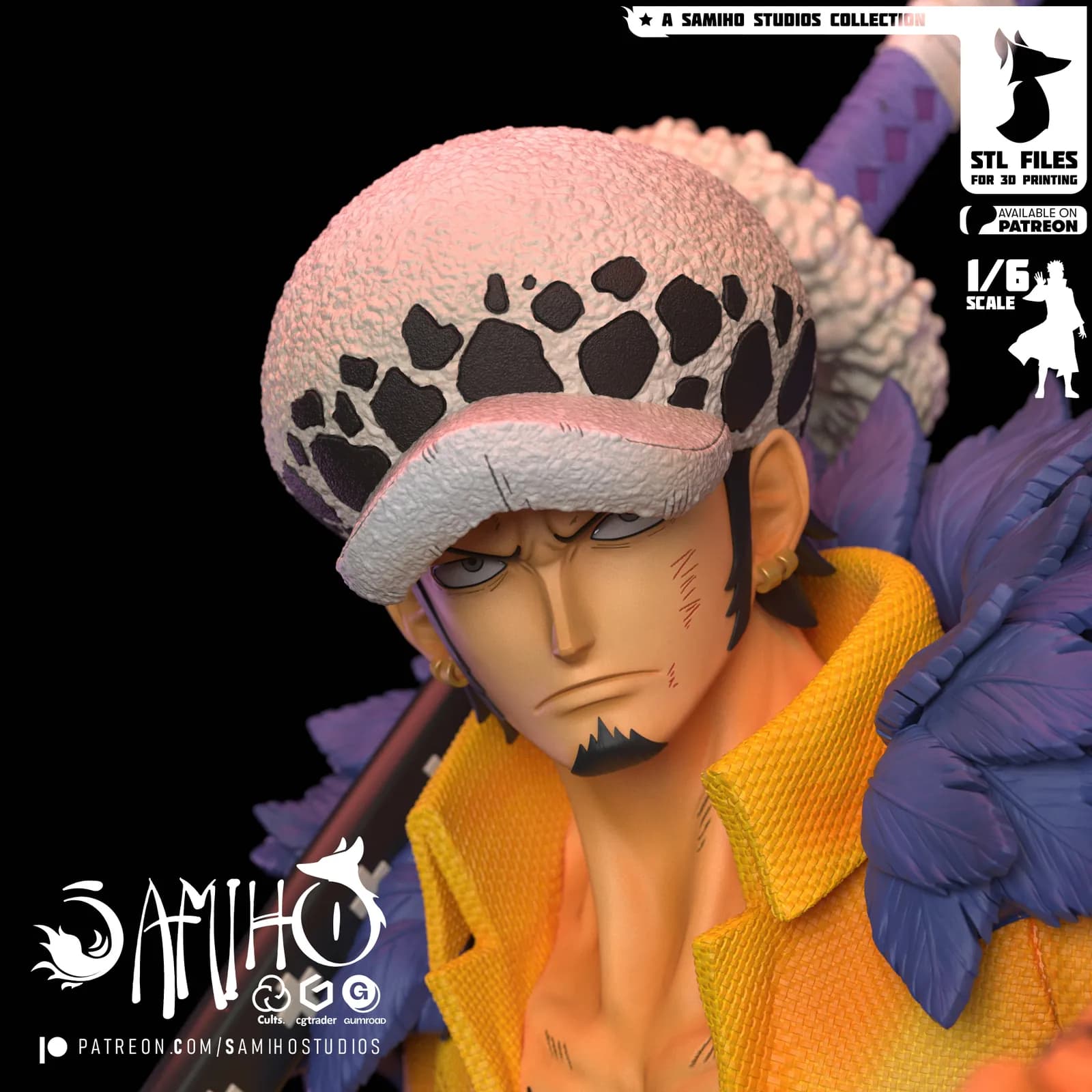 STL - Figura de Trafalgar Law
