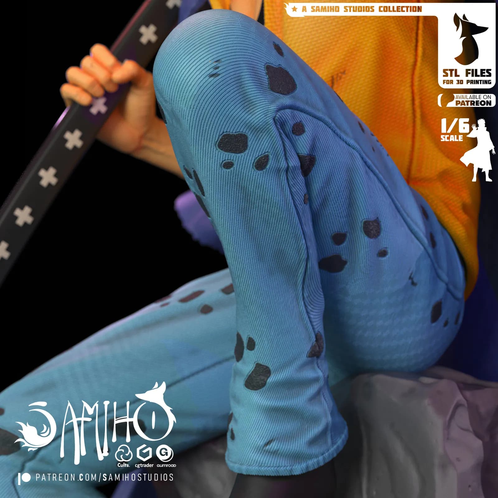 STL - Figura de Trafalgar Law