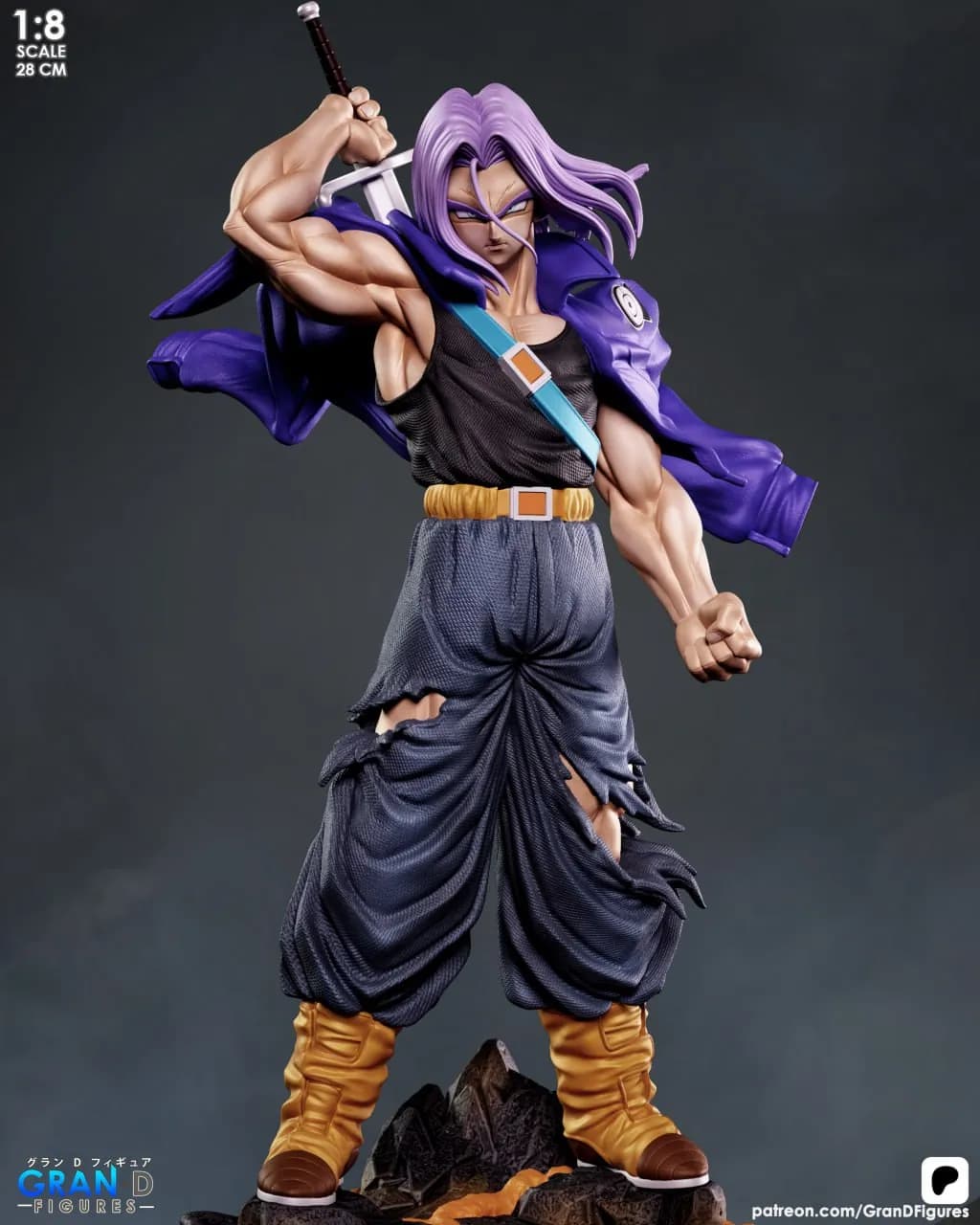 STL - Figura de Trunks de Dragon Ball Z