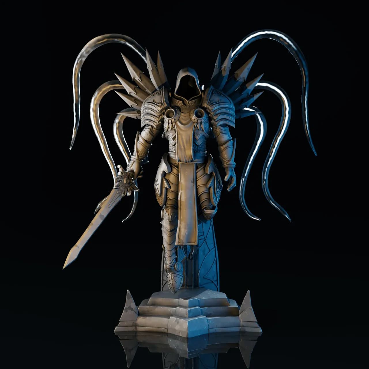 STL - Figura de Tyrael