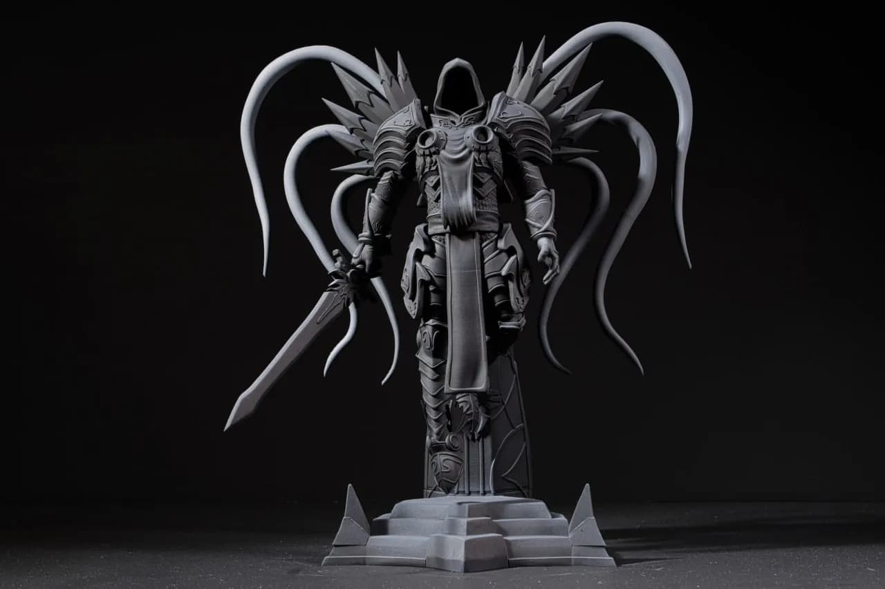 STL - Figura de Tyrael render 2