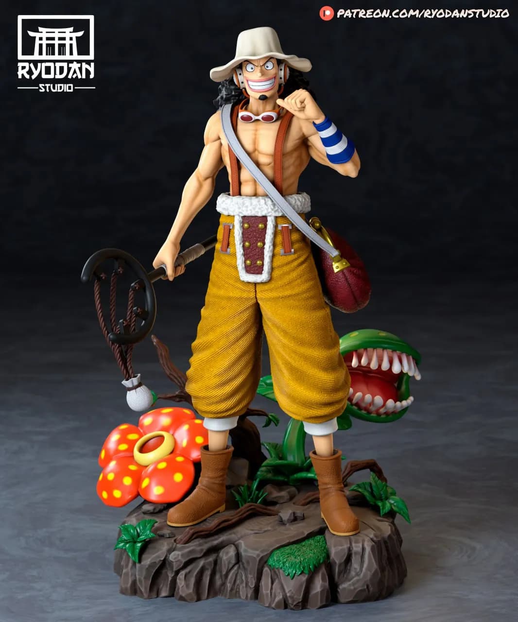 STL - Figura de Usopp de One Piece