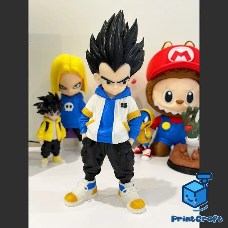 STL - Figura de Vegeta estilo urbano