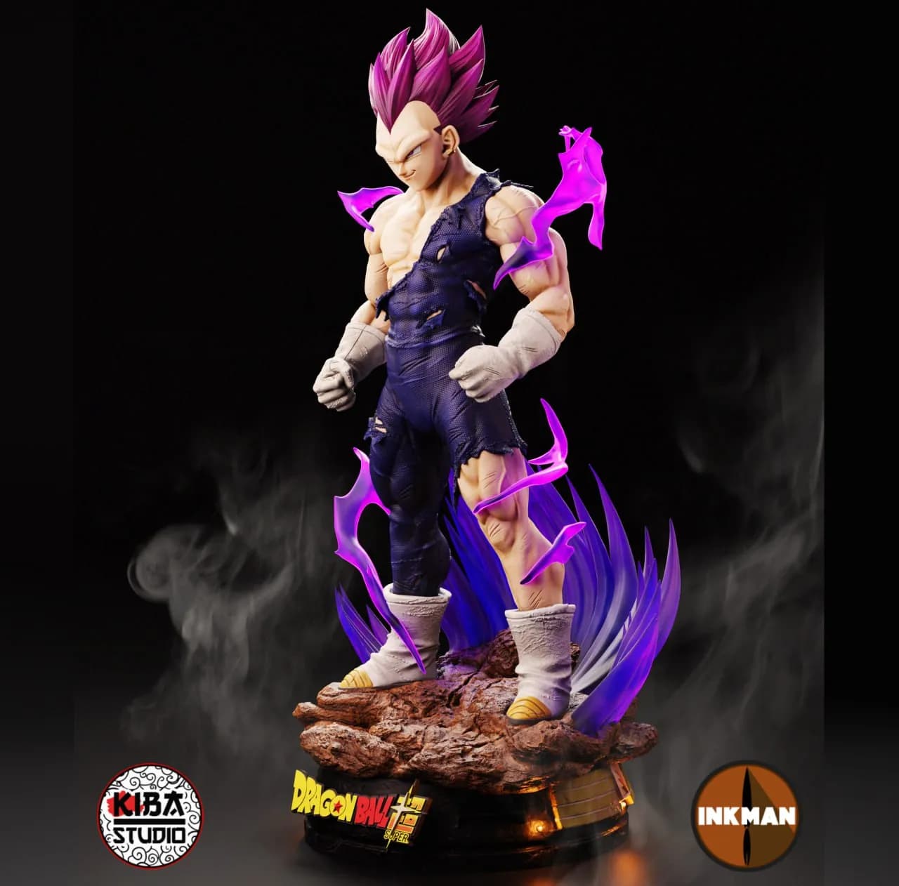 STL - Figura de Vegeta Ultra Ego render 2