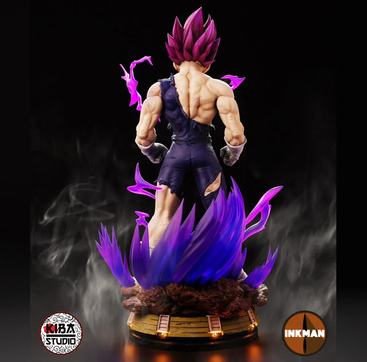 STL - Figura de Vegeta Ultra Ego render 3