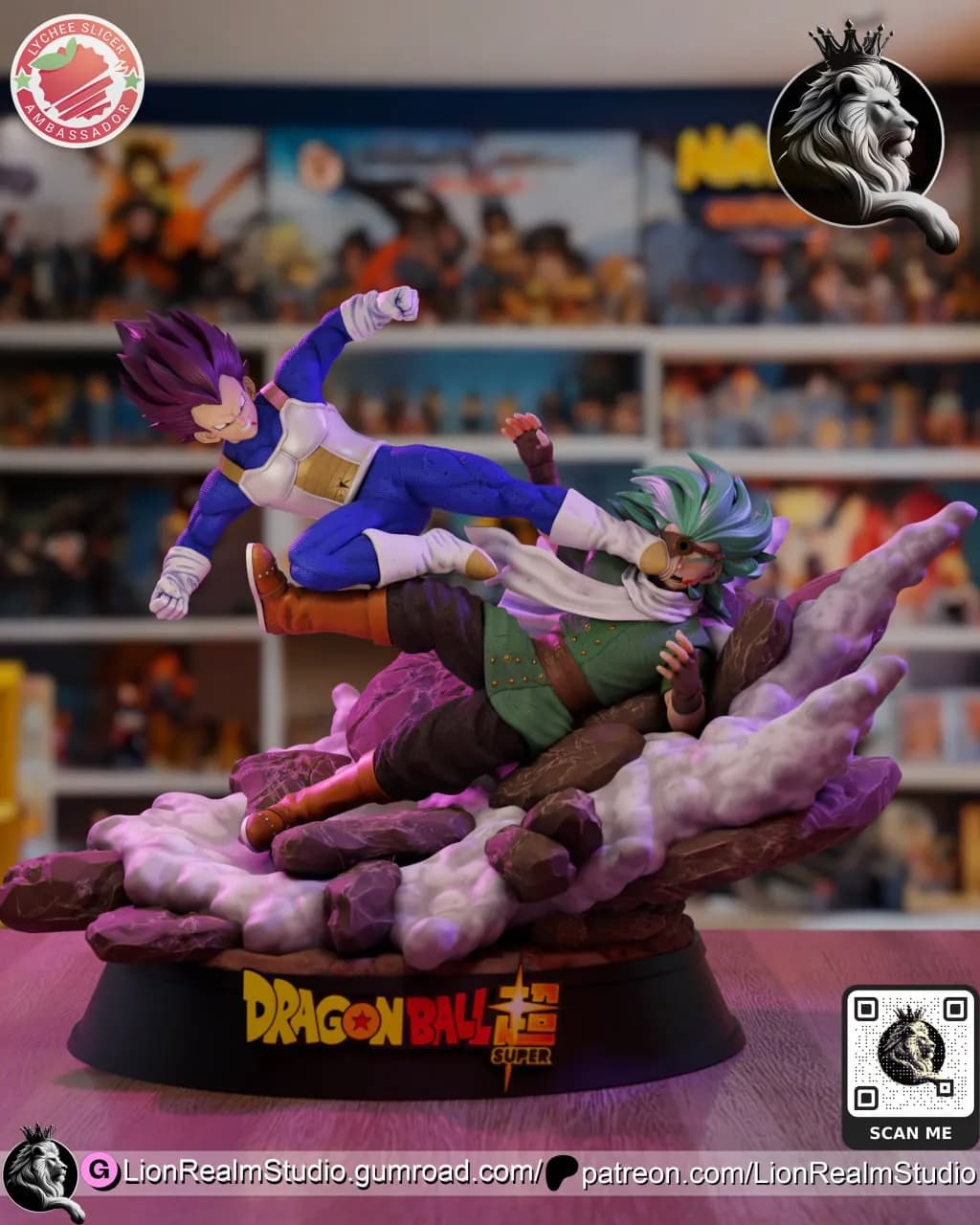 STL - Figura de Vegeta vs Granolah