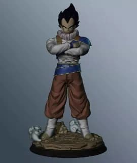 STL - Figura de Vegeta Yadrat