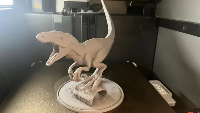 STL - Figura de Velociraptor