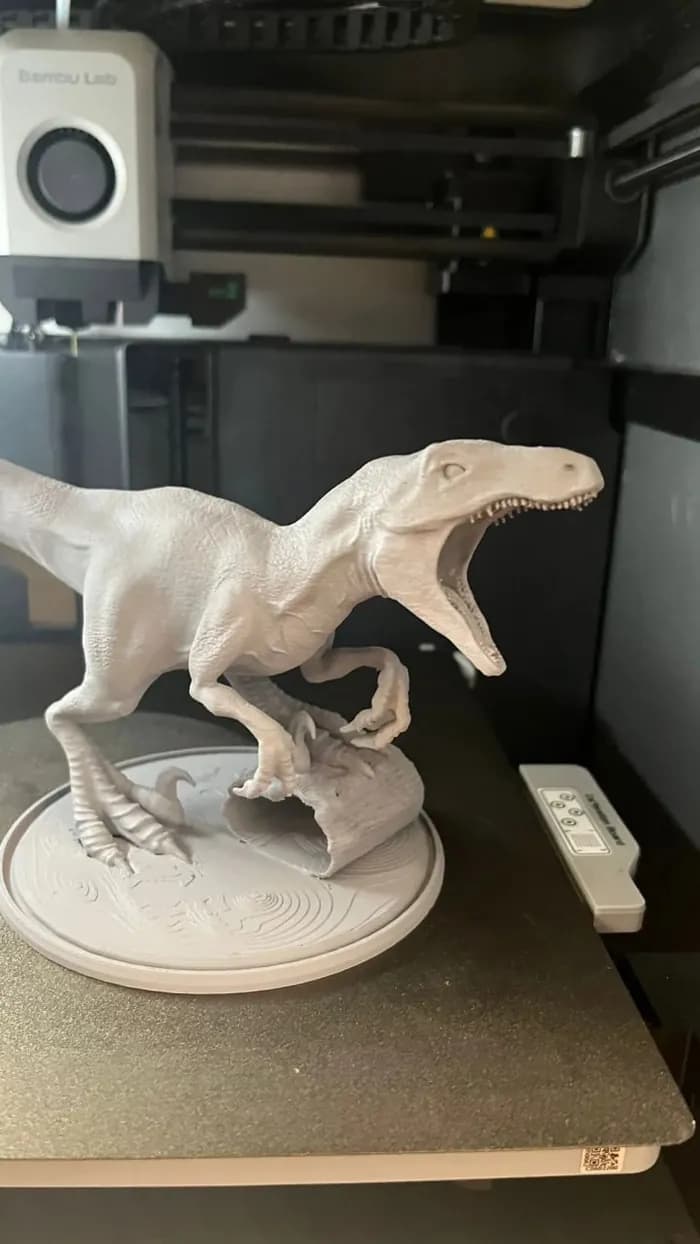 STL - Figura de Velociraptor