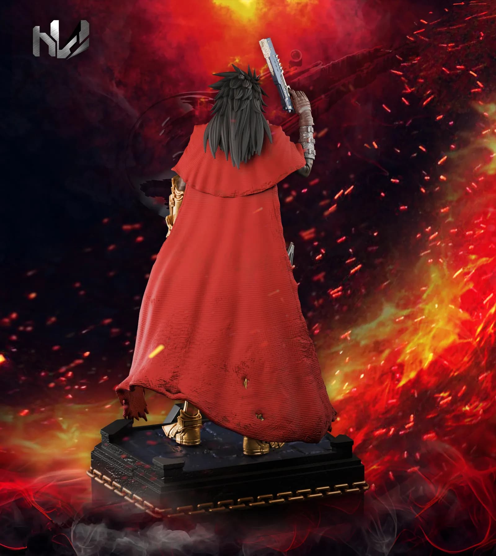 STL - Figura de Vincent Valentine render 5