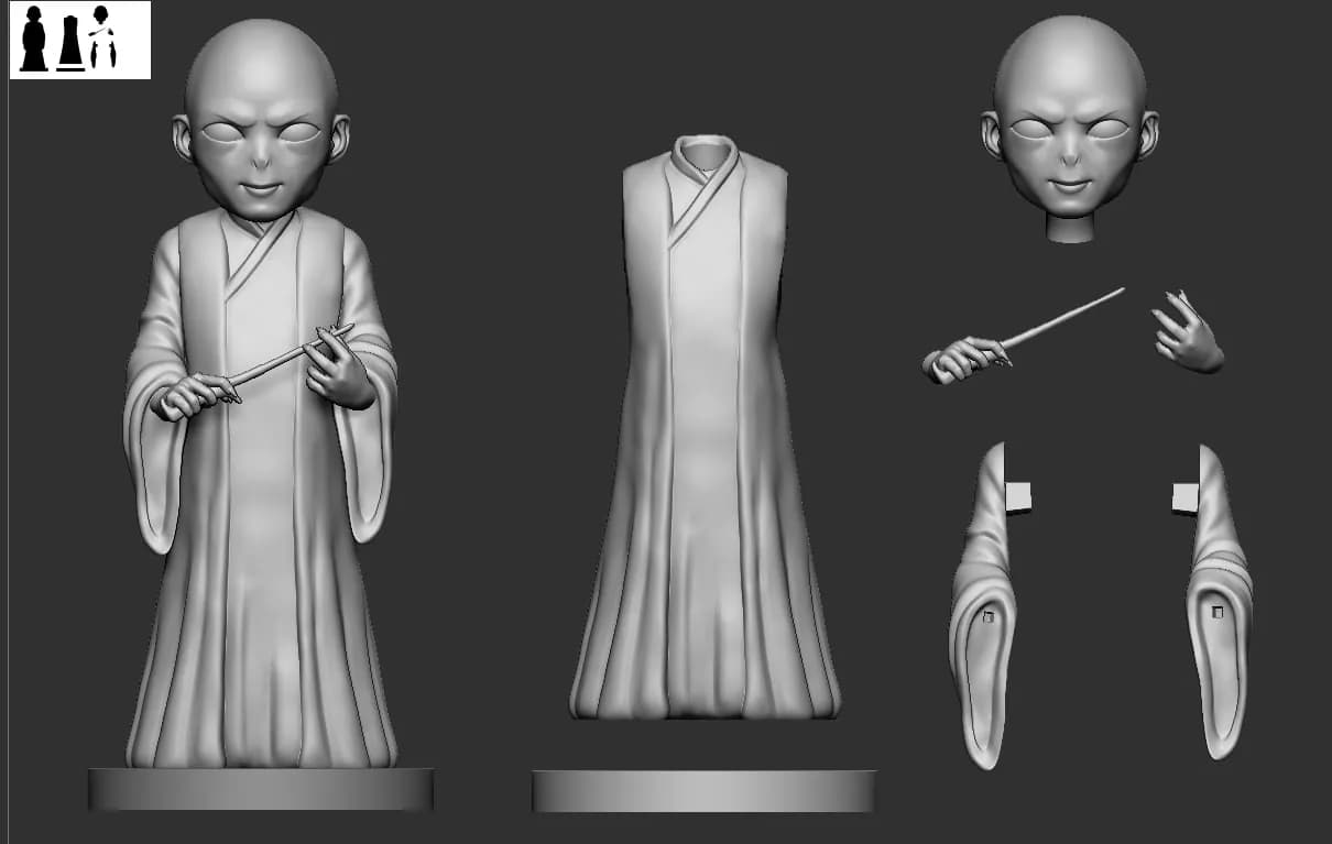 STL - Figura de Voldemort