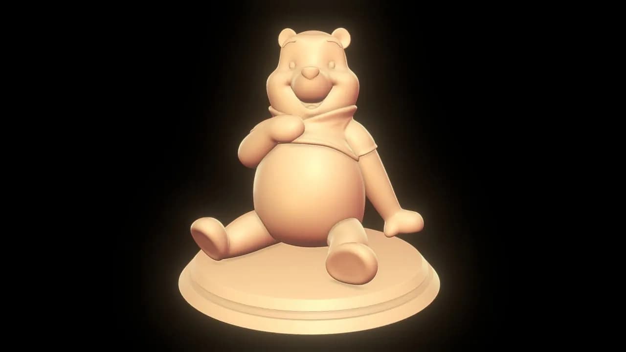STL - Figura de Winnie the Pooh