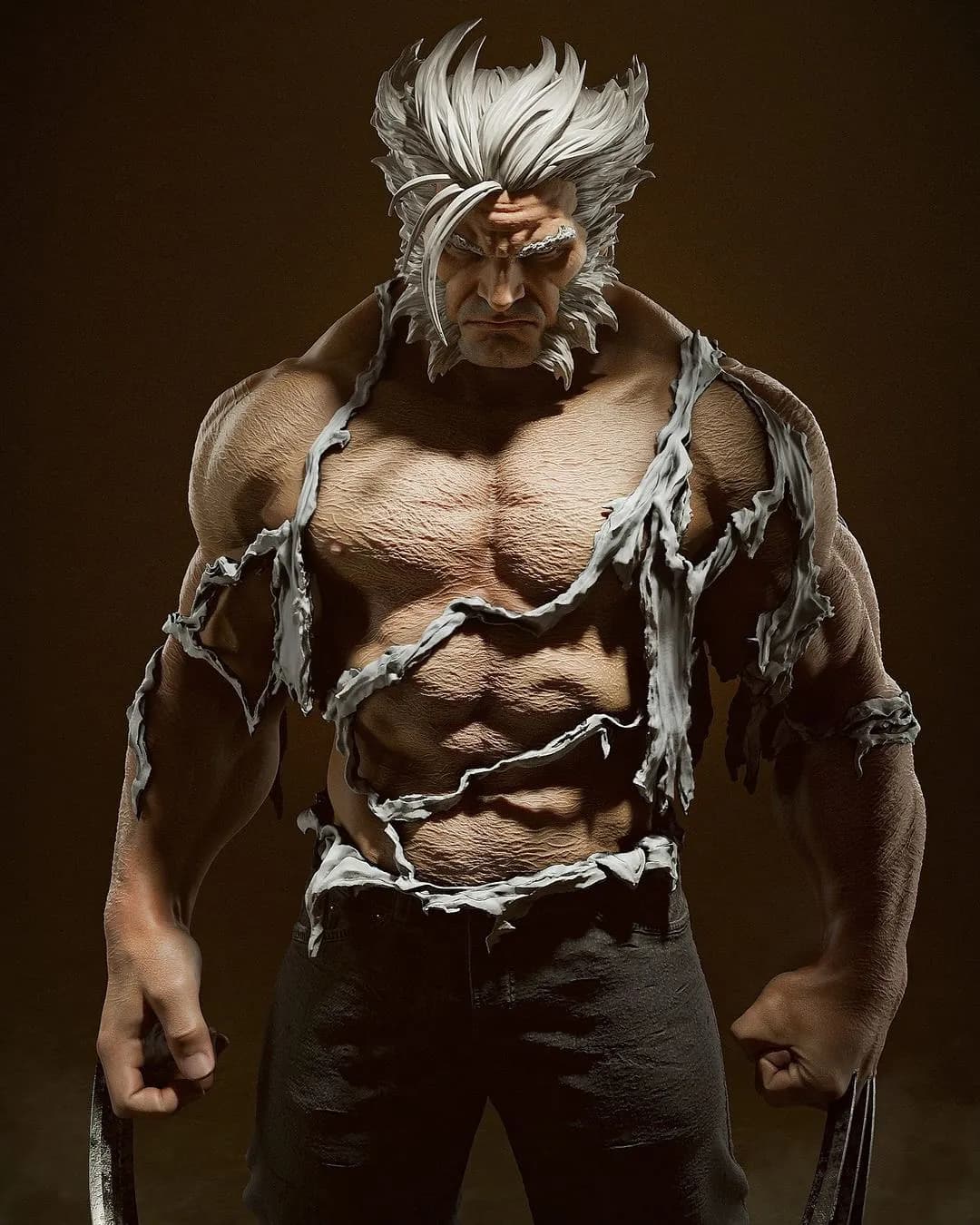 STL - Figura de Wolverine 'Old Man Logan' render 2