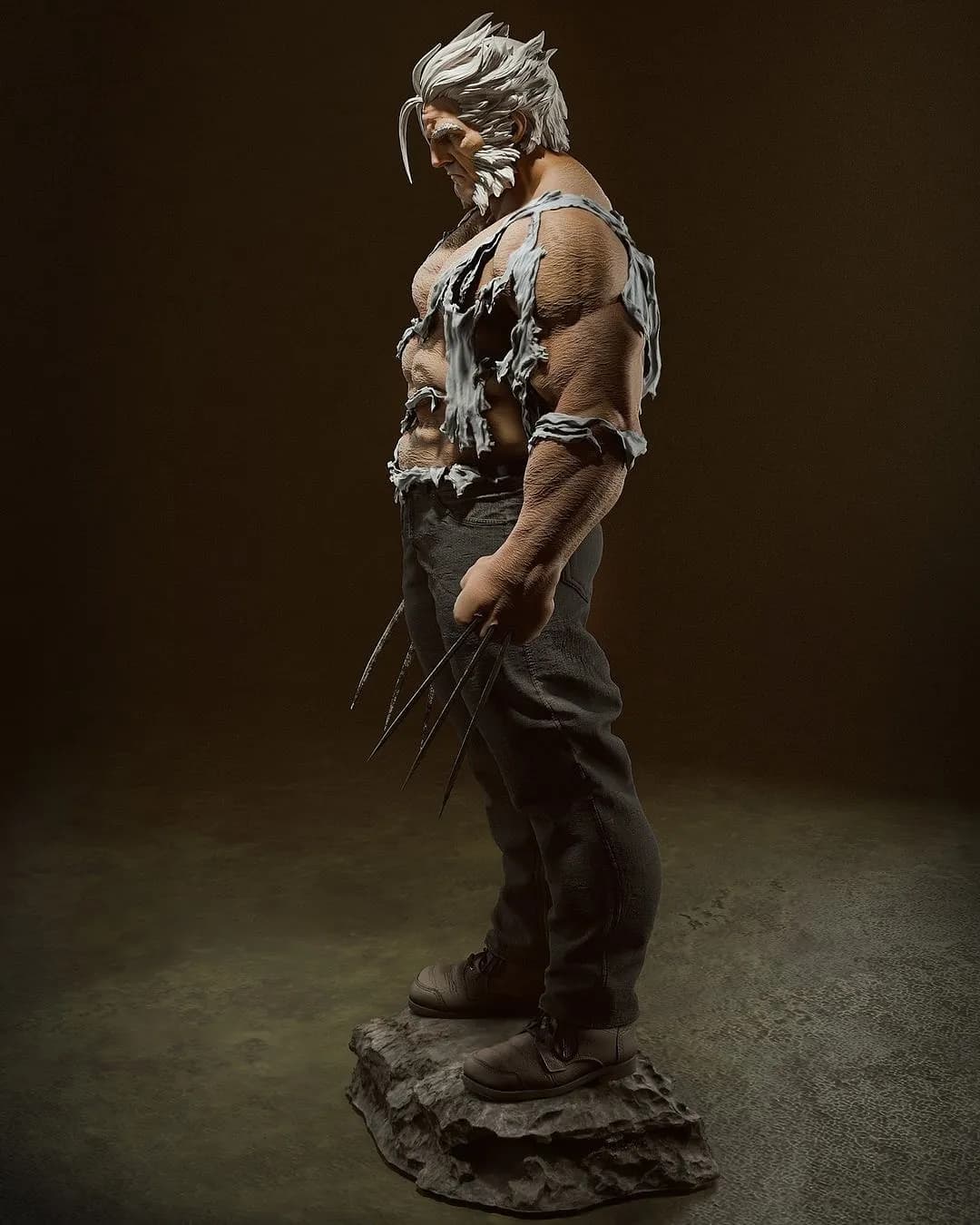 STL - Figura de Wolverine 'Old Man Logan' render 5