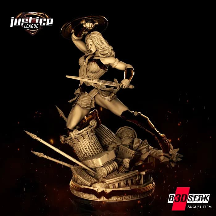 STL - Figura de Wonder Woman 4