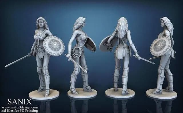 STL - figura de Wonder Woman 5
