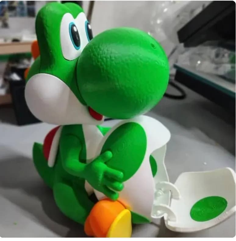 STL - Figura de Yoshi con Palomitas