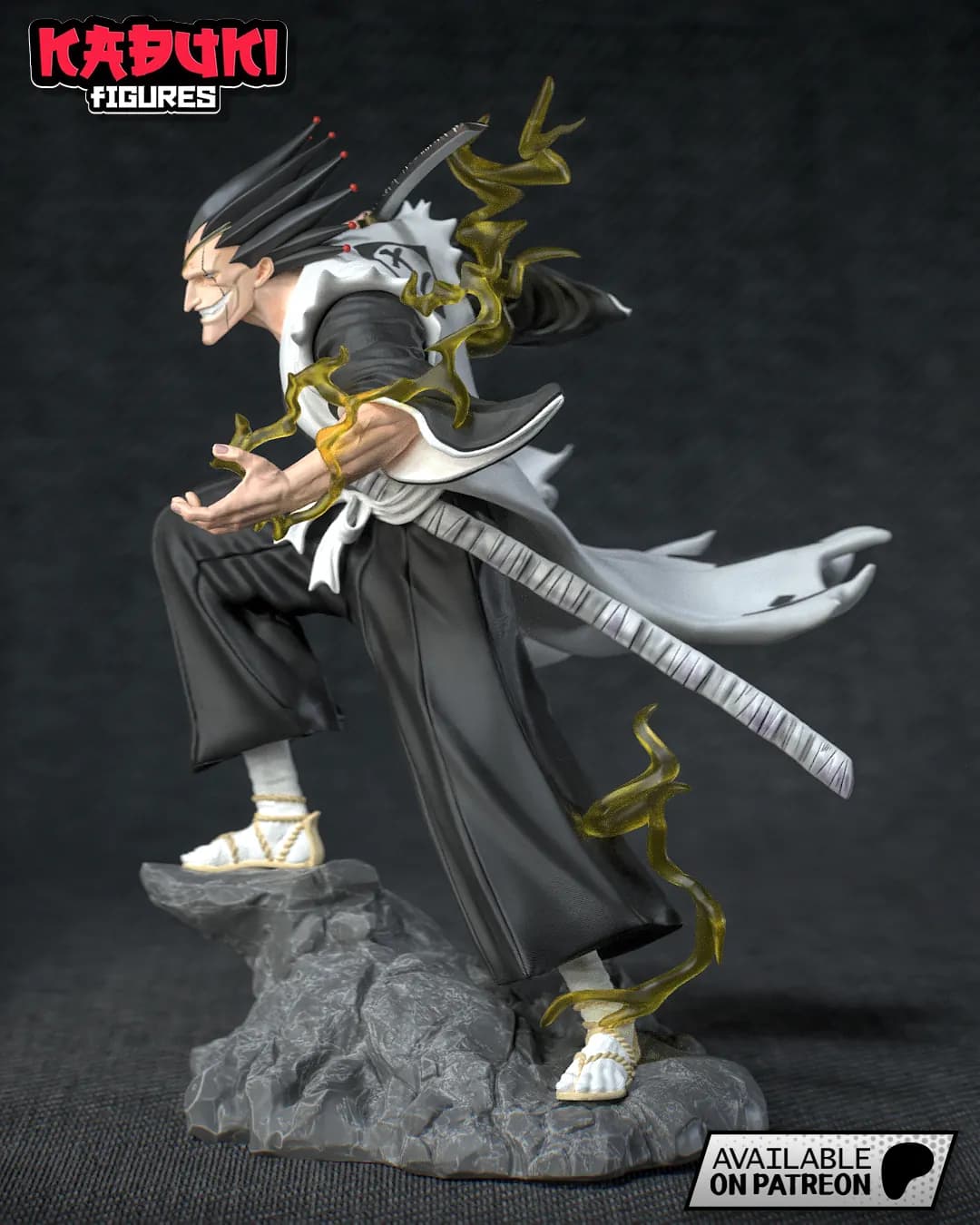 STL - Figura de Zaraki Kenpachi render 5