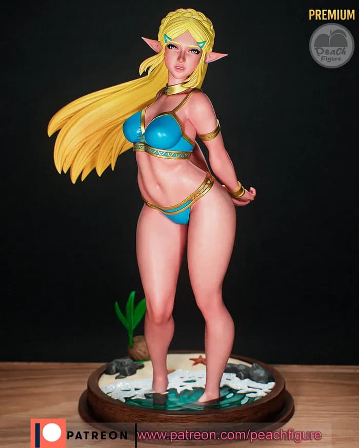 STL - Zelda Figure in Bikini