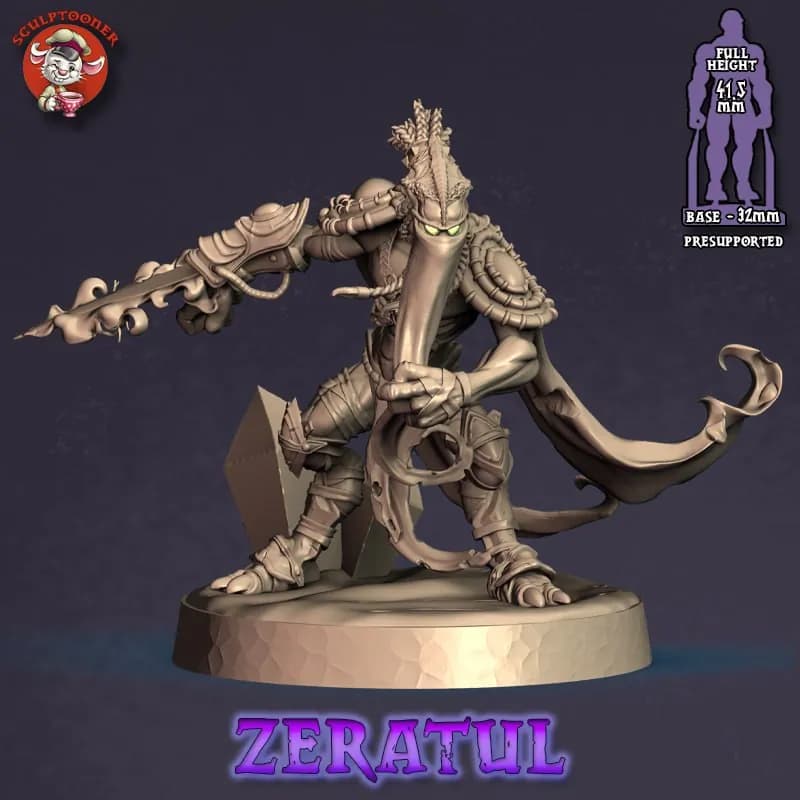 STL - Figura de Zeratul de Starcraft
