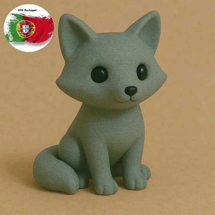 STL - Friendly Fox Figure