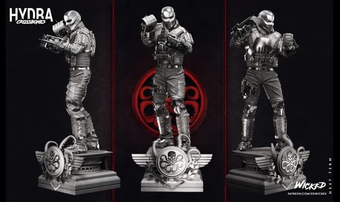STL - Figura del Agente de HYDRA render 2